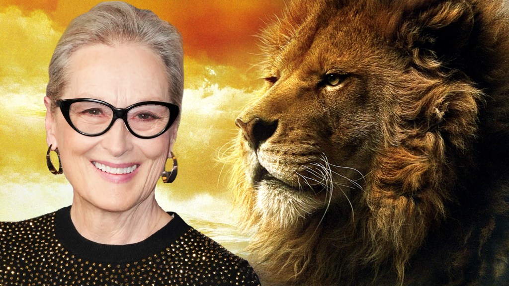 Meryl Streep and Aslan from Deadline's Narnia casting report